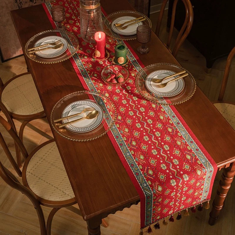 Tribal Kilim Table Runner