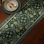 Vintage Bloom Tassel Table Runner