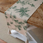 Pine & Bird Tassel Runner