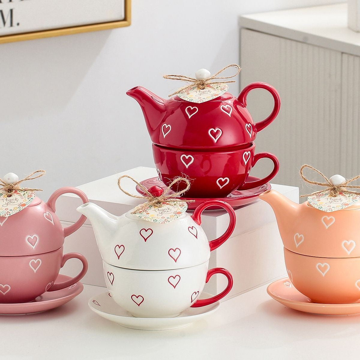 Sweethearts Stackable Teapot & Cup