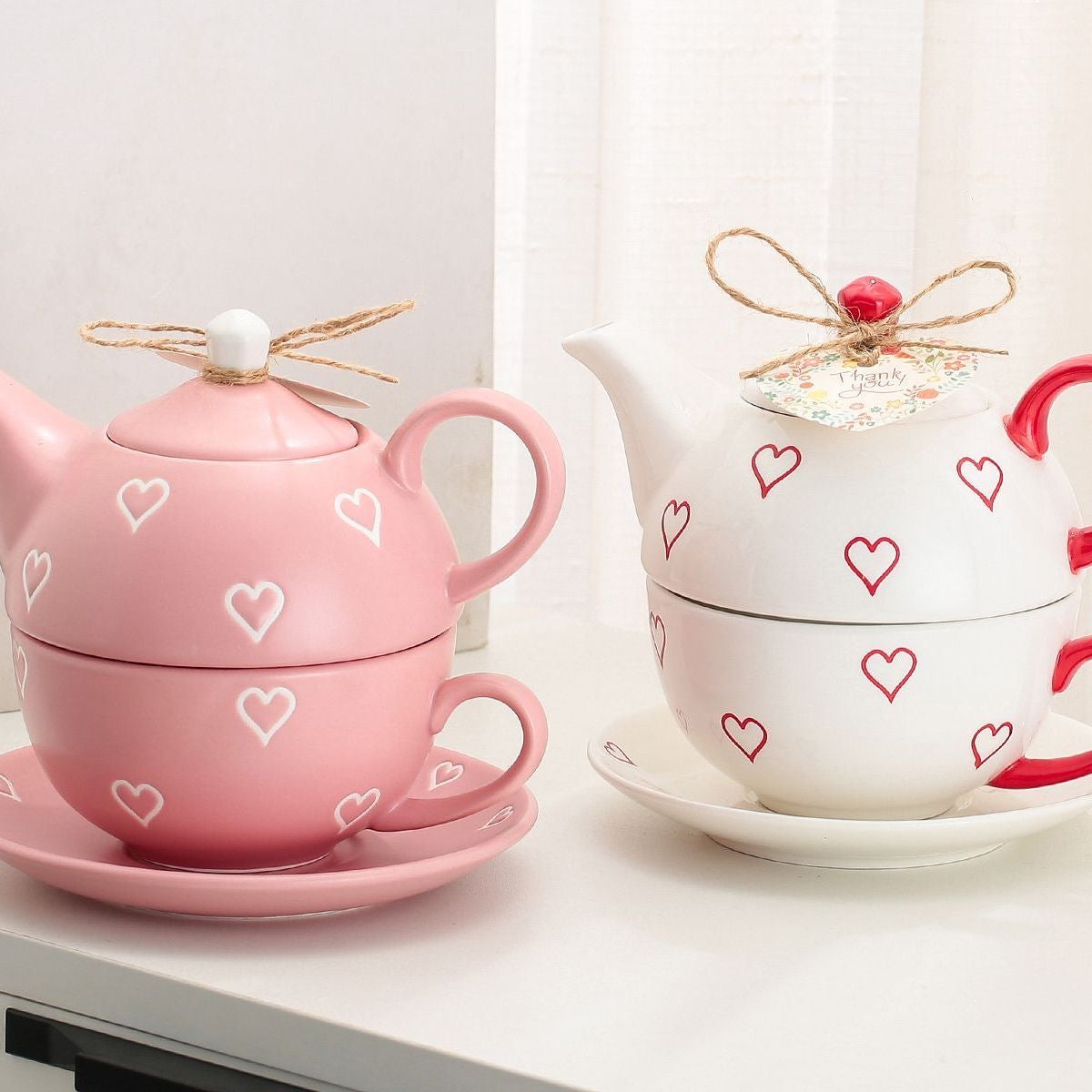 Sweethearts Stackable Teapot & Cup