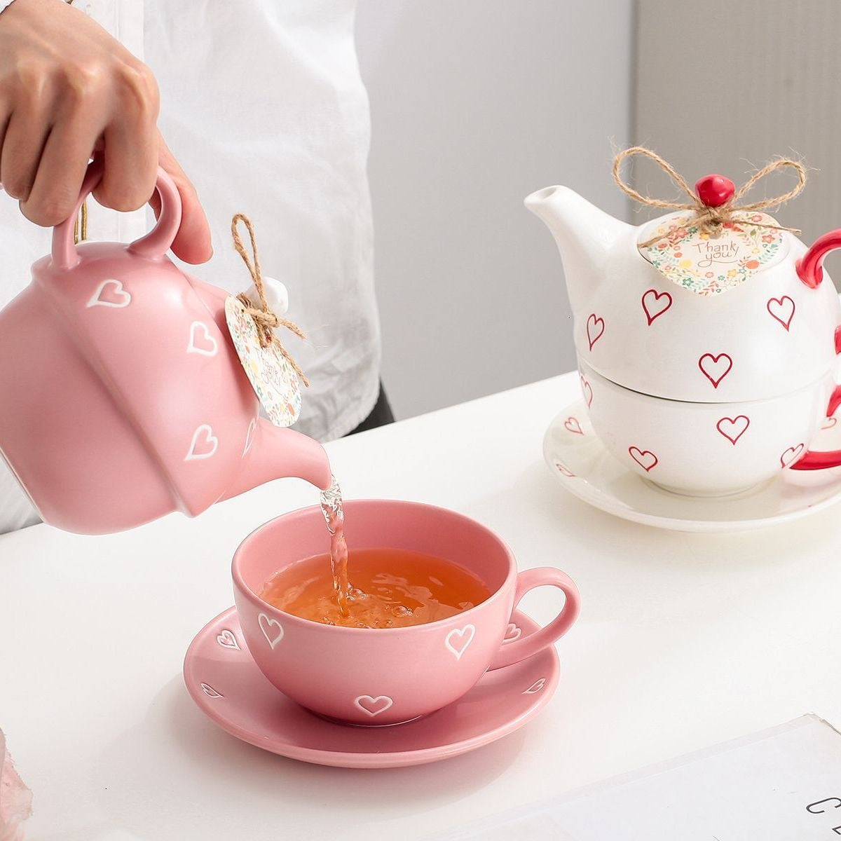Sweethearts Stackable Teapot & Cup