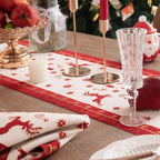 Reindeer Twins Table Runner