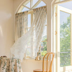 Green Pine Dual-Layer Curtain