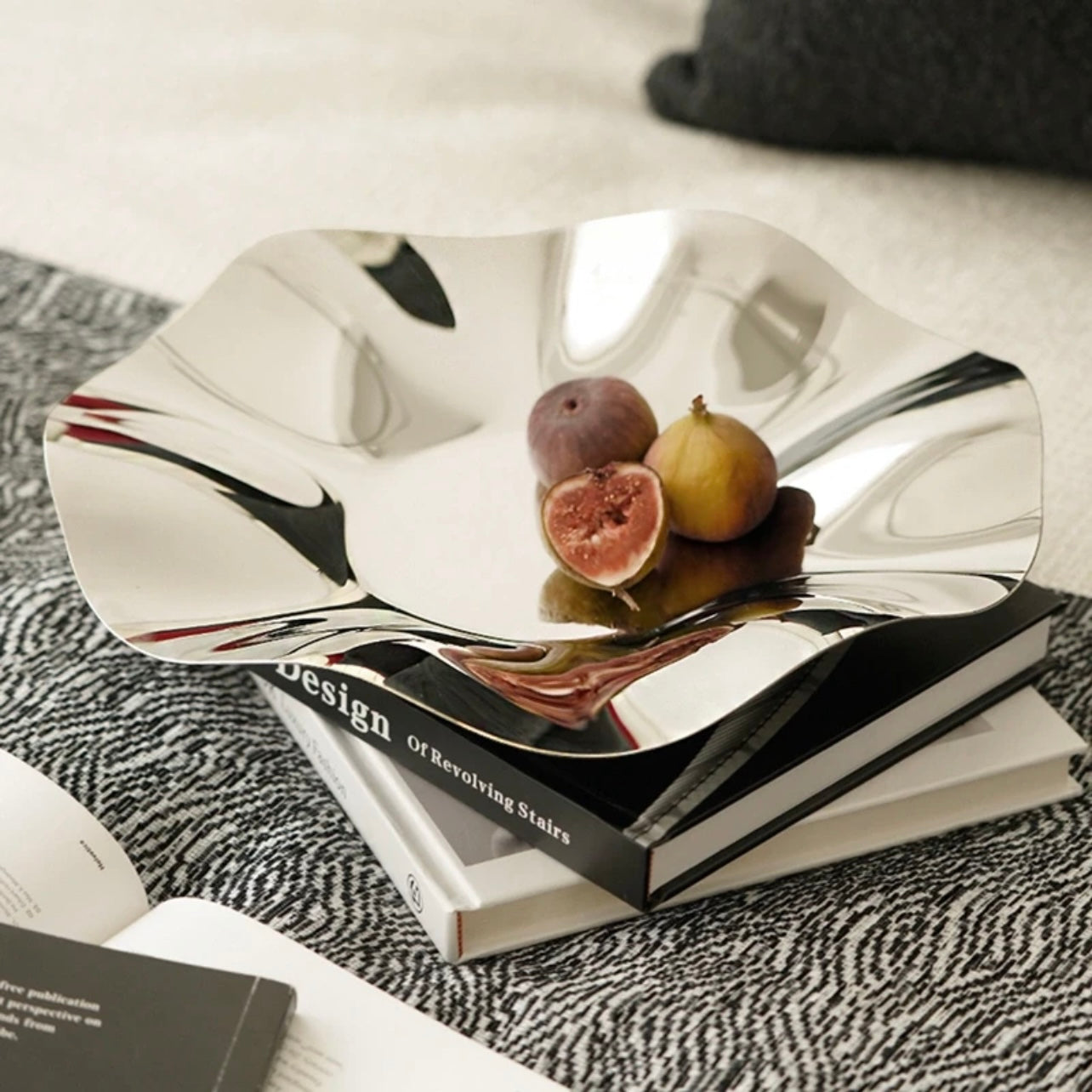 Silver Petal Tray