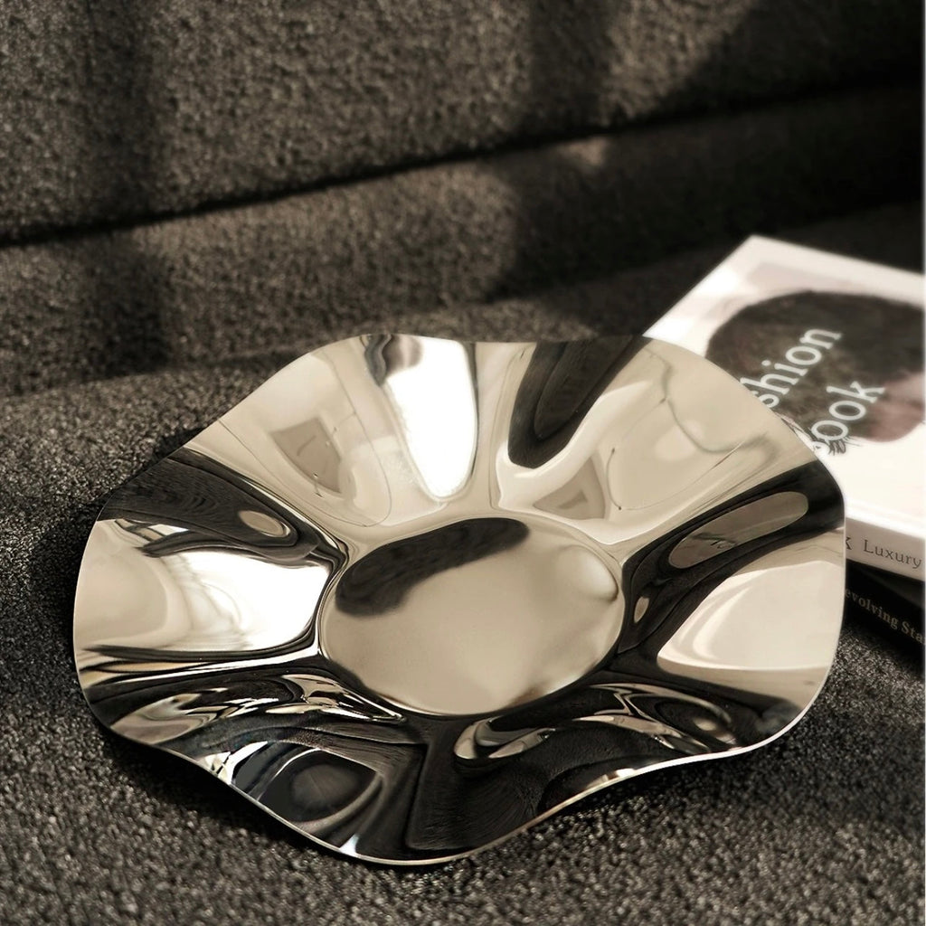 Silver Petal Tray