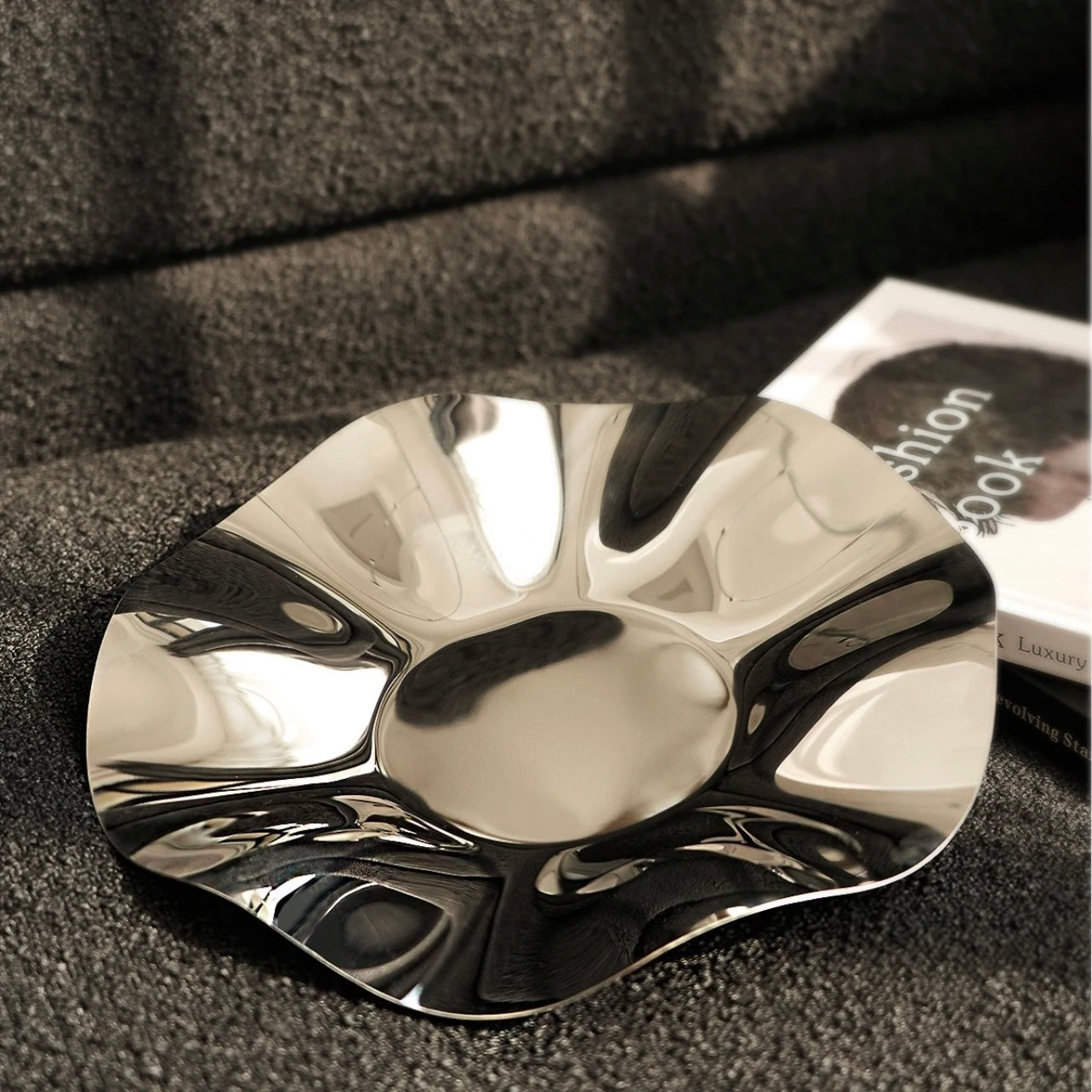 Silver Petal Tray