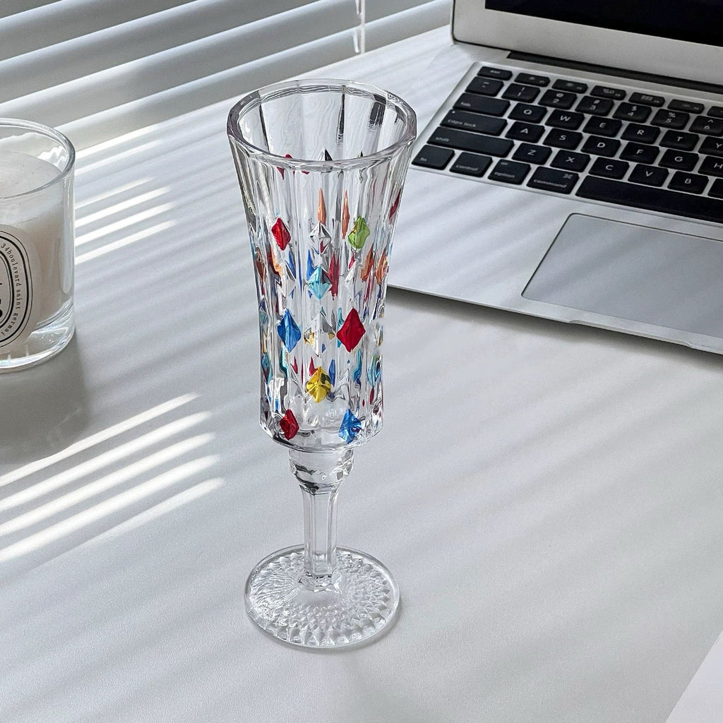 Murano Gem Wine Glass Set