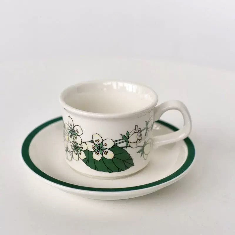 Floral Time Teacup Set