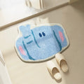 Blue Elephant Bath Mat