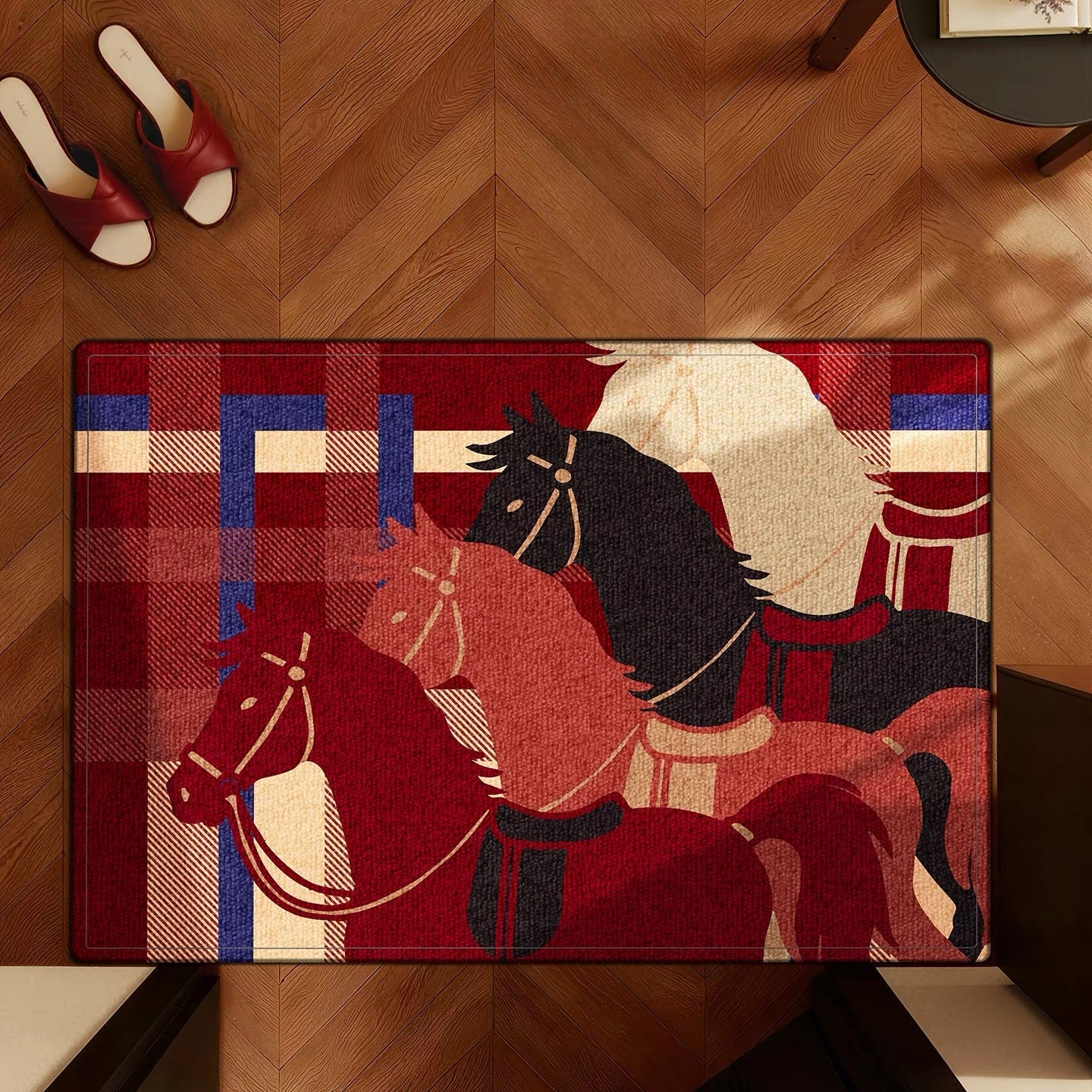 Steed Silhouette Door Mat