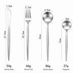 Arya Silver Stainless Steel Cutlery Set