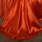 Aristelle Orange Luxury Pure Mulberry Silk Bedding Set