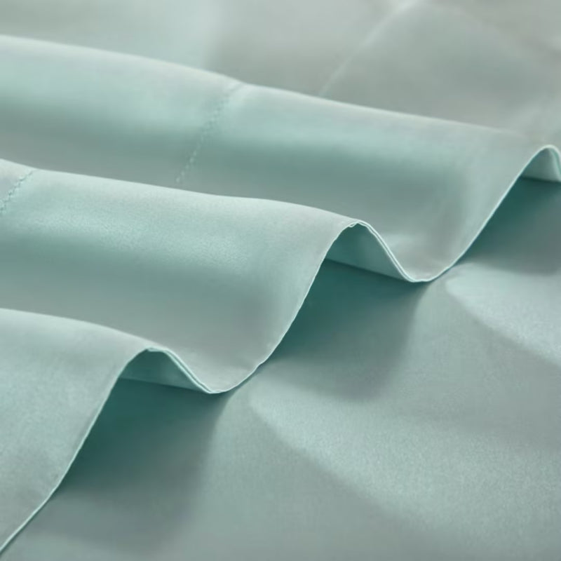 Aristelle Aquamarine Luxury Pure Mulberry Silk Bedding Set