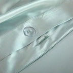 Aristelle Aquamarine Luxury Pure Mulberry Silk Bedding Set