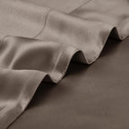 Aristelle Taupe Brown Luxury Pure Mulberry Silk Bedding Set
