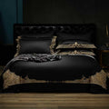 Cleopatra Black Luxury Egyptian Cotton Bedding Set