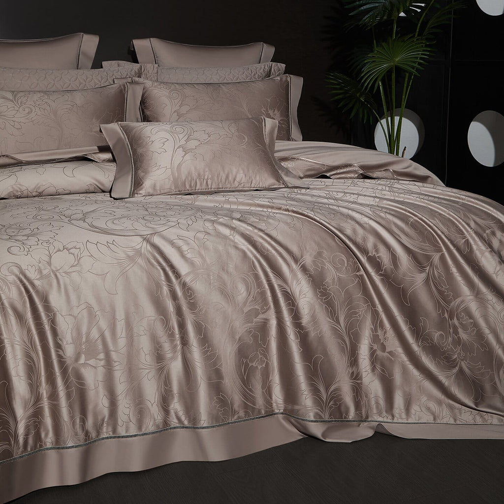 Bellarose Hemstitch Jacquard Egyptian Cotton Bedding Set