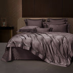Varenna Hemstitch Jacquard Egyptian Cotton Bedding Set