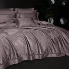 Varenna Hemstitch Jacquard Egyptian Cotton Bedding Set