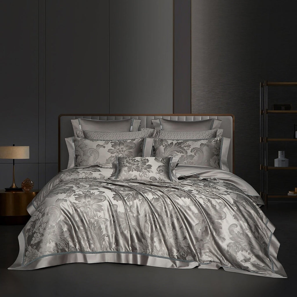 Montclair Hemstitch Jacquard Egyptian Cotton Bedding Set