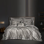 Montclair Hemstitch Jacquard Egyptian Cotton Bedding Set
