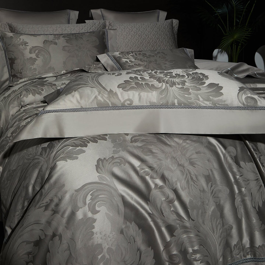 Montclair Hemstitch Jacquard Egyptian Cotton Bedding Set