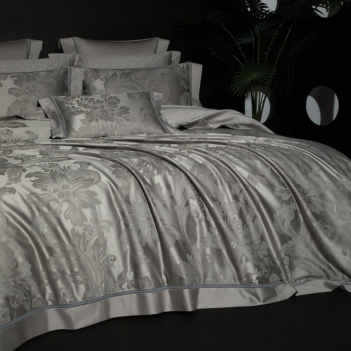 Montclair Hemstitch Jacquard Egyptian Cotton Bedding Set