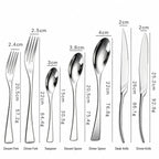 Jet Silver Stainless Steel Cutlery Set