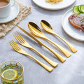 Jet Gold Stainless Steel Cutlery Set
