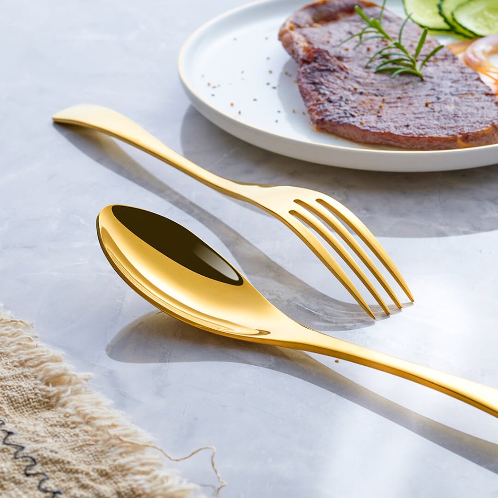 Jet Gold Stainless Steel Cutlery Set