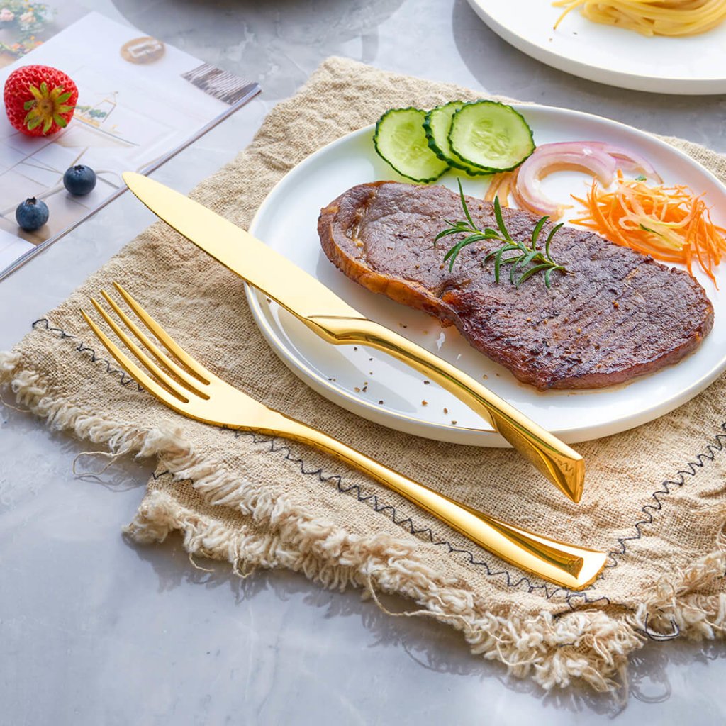 Jet Gold Stainless Steel Cutlery Set