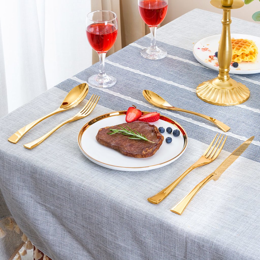 Jet Gold Stainless Steel Cutlery Set