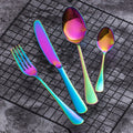 Irised Rainbow Stainless Steel Cutlery Set