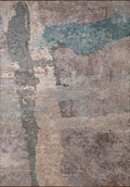 Lush Dark Beige - Petrol Rug