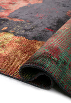 Lush Red - Charcoal Rug