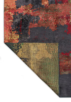 Lush Red - Charcoal Rug