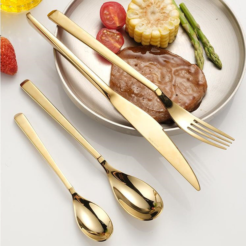 Daphne Gold Stainless Steel Cutlery Set
