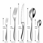 Marissa Silver Luxury Stainless Steel Cutlery Set