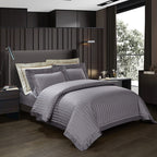 Marnula Grey Soft Silky Egyptian Cotton Bedding Set