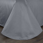 Marnula Grey Soft Silky Egyptian Cotton Bedding Set