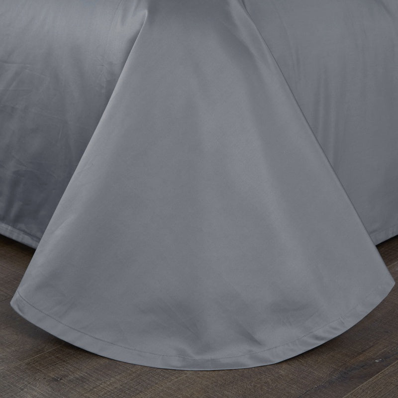 Marnula Grey Soft Silky Egyptian Cotton Bedding Set