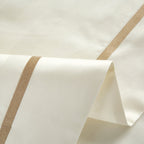 Marnula Beige Soft Silky Egyptian Cotton Bedding Set