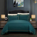Marnula Green Soft Silky Egyptian Cotton Bedding Set