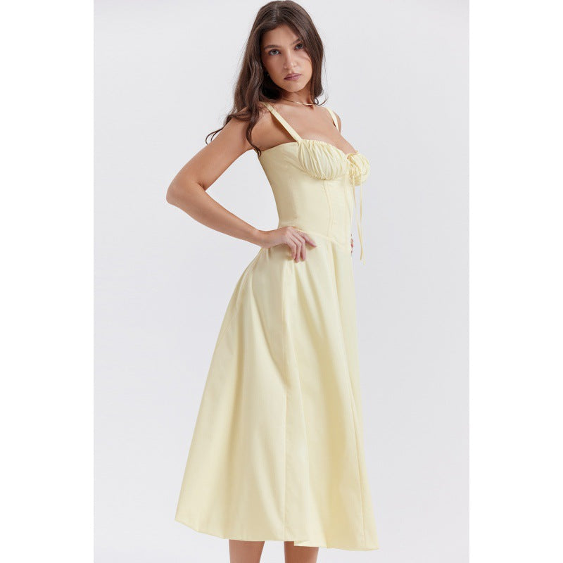 👗High-end fashion slip dress