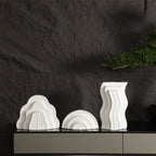 Wavy Art Ceramic Vase Set