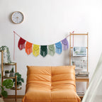 Rainbow Banner Macrame Wall Decor