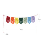 Rainbow Banner Macrame Wall Decor