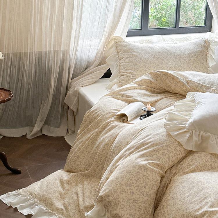 Vintage Ruffled Bedding Set - FINAL SALE