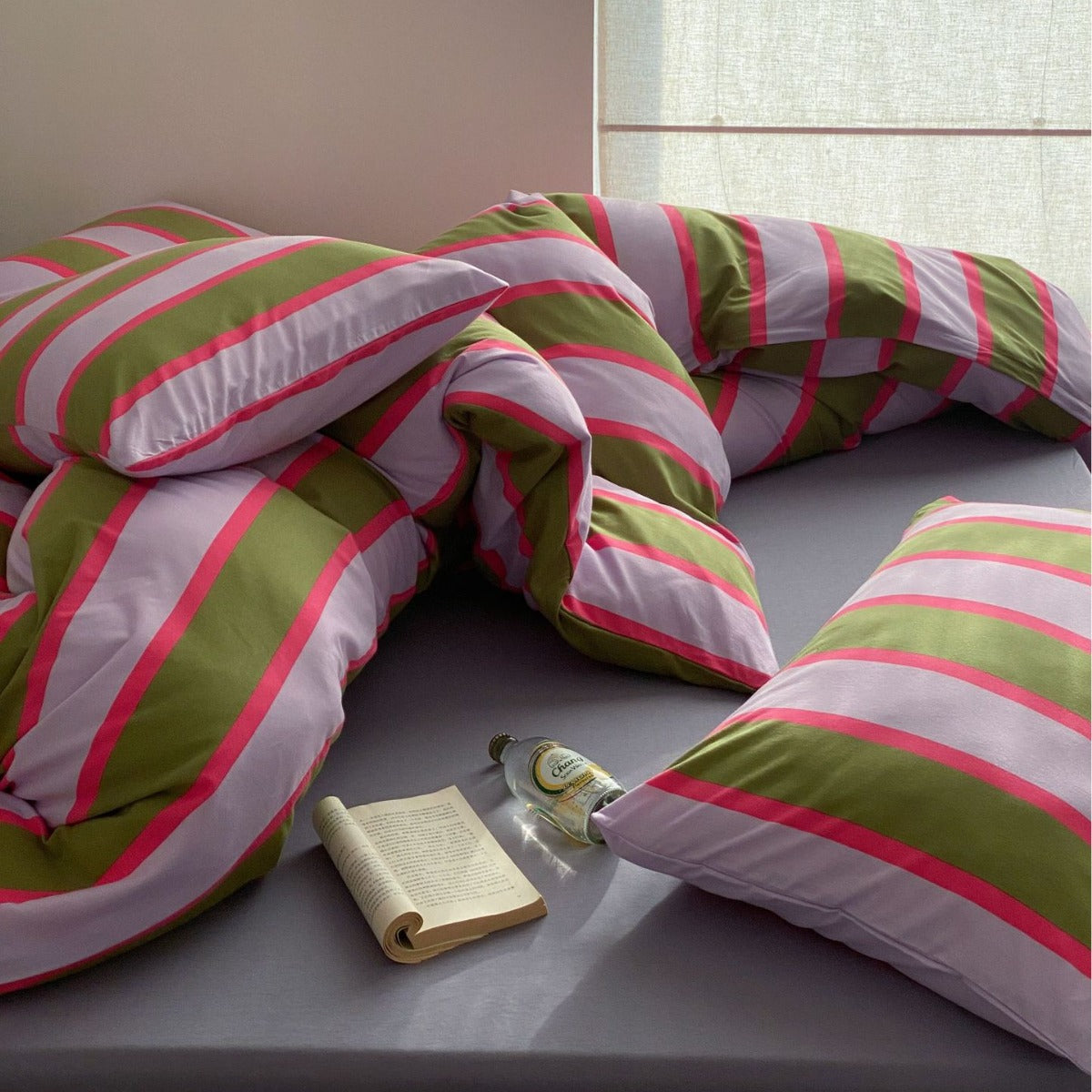 Lively Shades Cotton Bedding Set